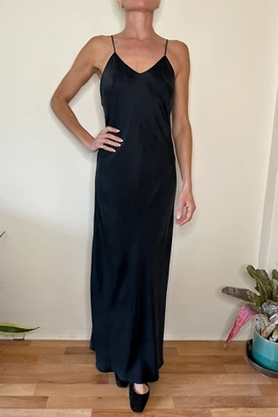 Vintage Silk Sexy Low Back Bias Slip Dress Selected by Picky Jane