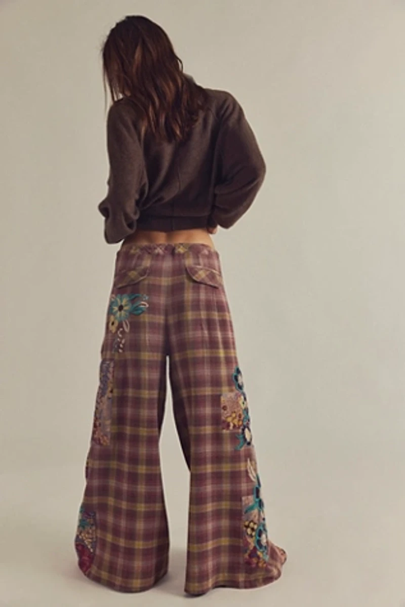 Brooks Embroidered Patched Pants