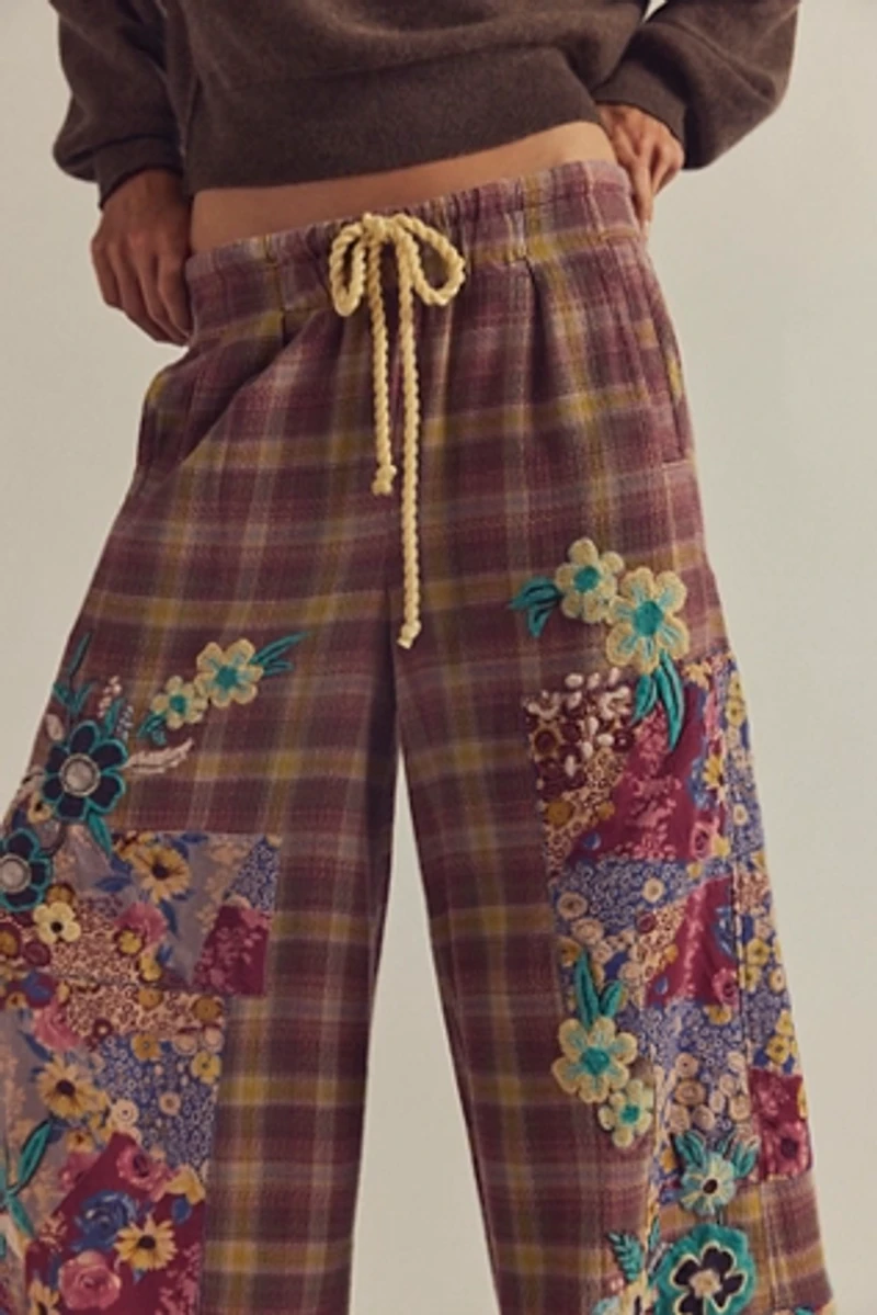 Brooks Embroidered Patched Pants