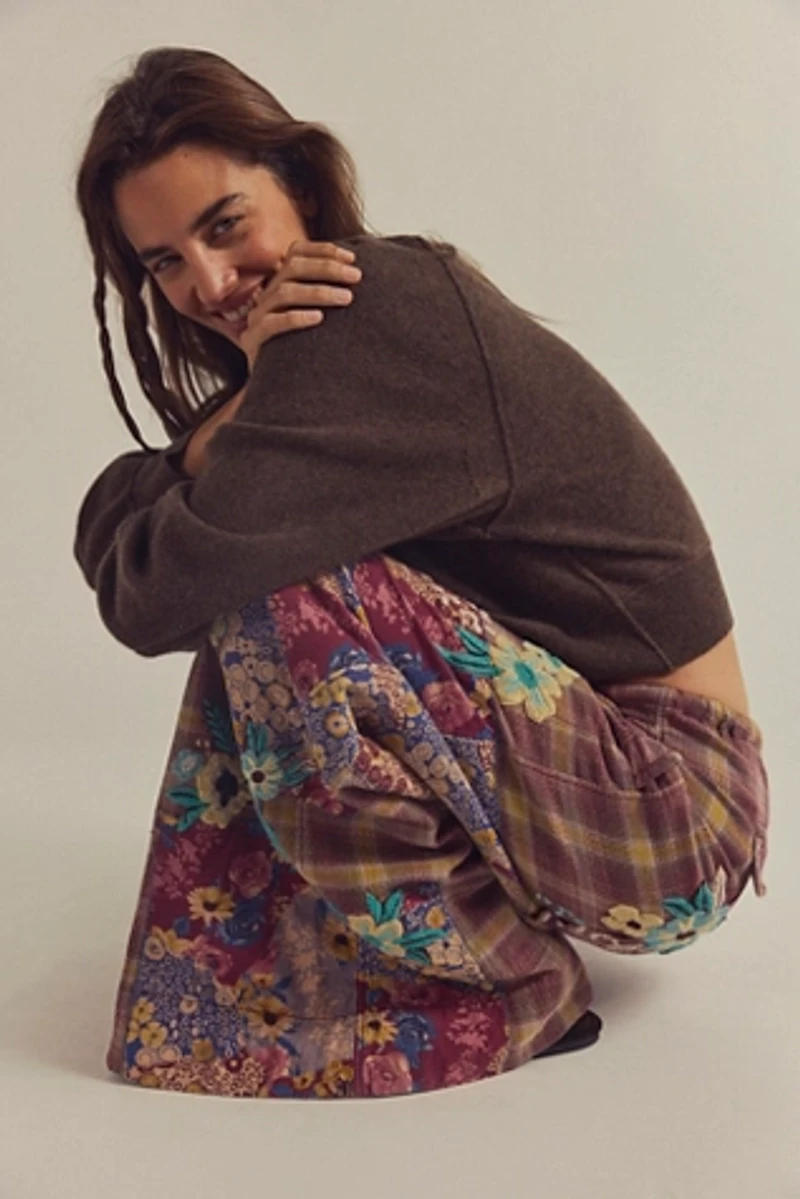 Brooks Embroidered Patched Pants