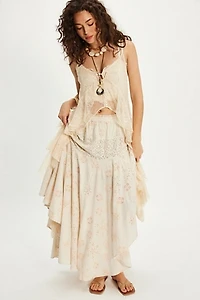 Doily Maxi Skirt