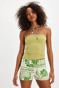 Retro Printed Mini Short