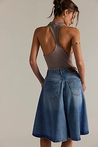 We The Free Eclipse Denim Midi Skirt