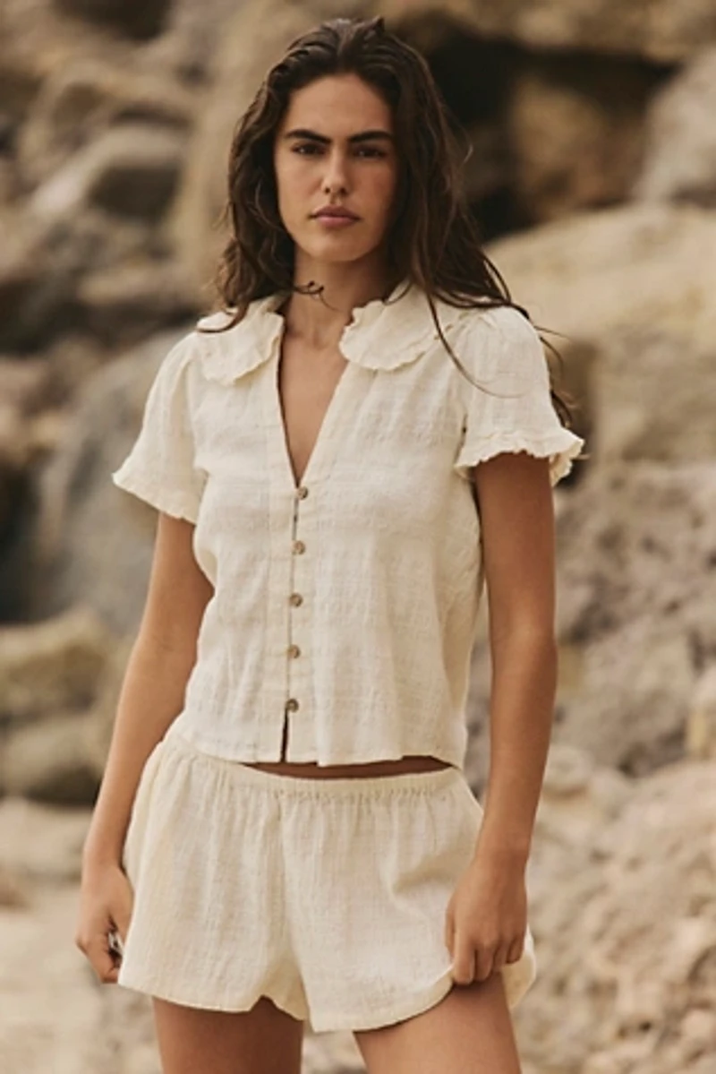 Lovesick Smocked Short Set