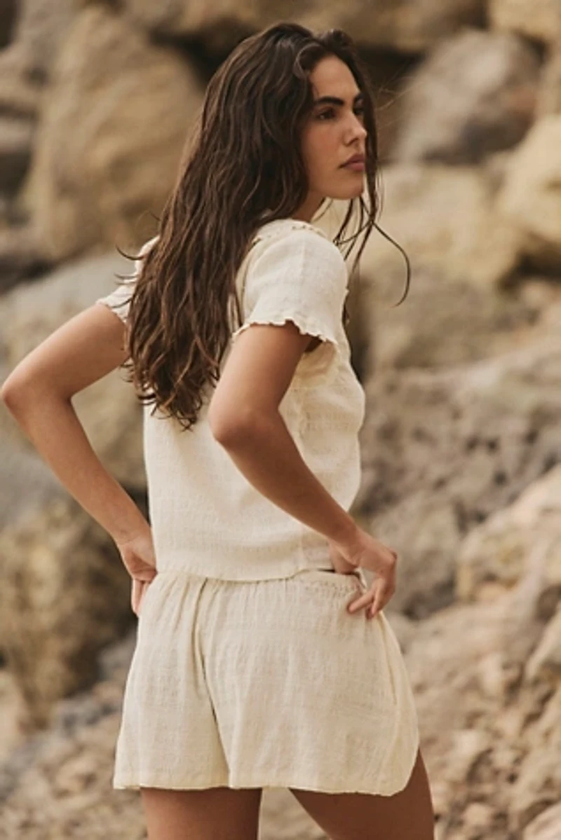 Lovesick Smocked Short Set