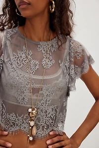 Lunar Ash Lace Top