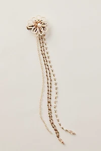 Enid Beaded Flower Clip
