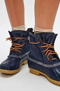 L.L.Bean Boots, 8" Denim Insulated