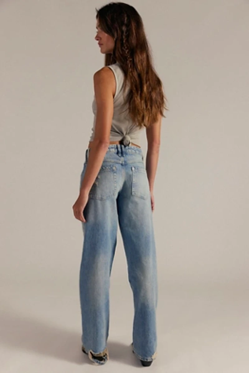 We The Free Tennessee Low-Rise Boyfriend Studded Jeans
