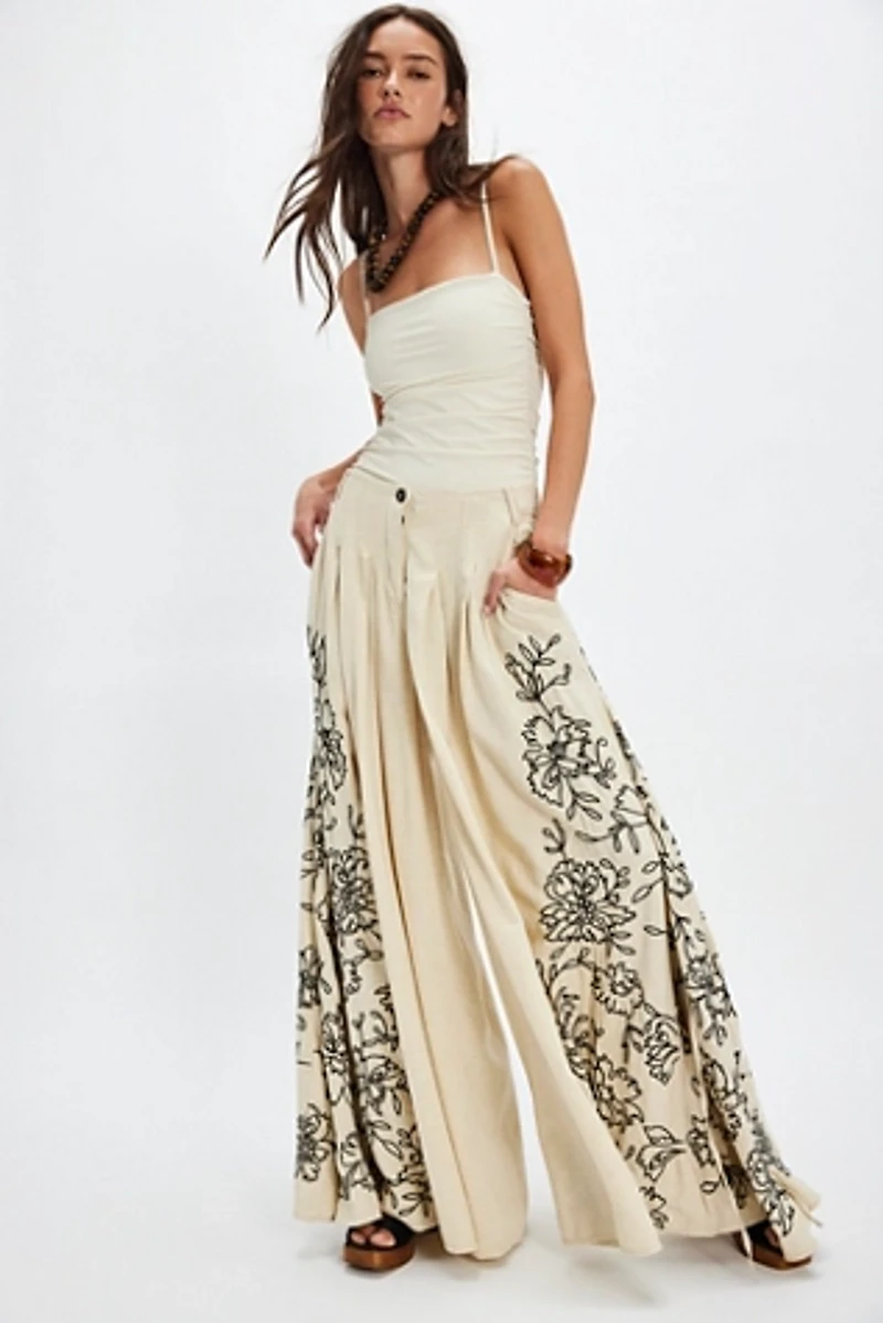 What You Know Embroidered Pants