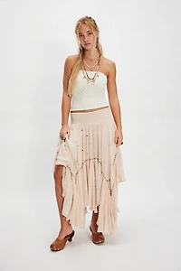 Abstract Love Convertible Midi Skirt