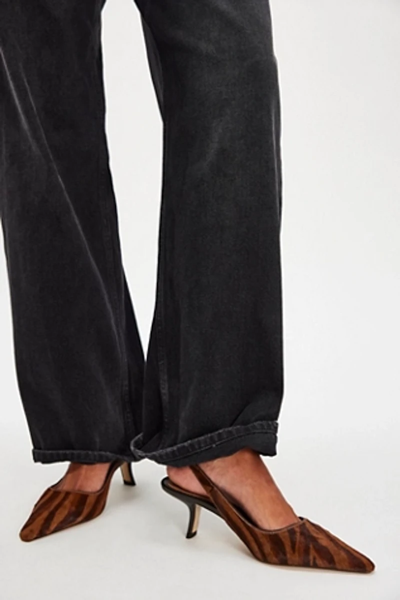 Bianca Hair-On Sling Heels