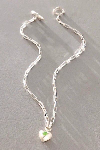 Dunton Ellerkamp Jade Daphne Heart Necklace