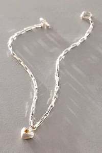 Dunton Ellerkamp Citrine Daphne Heart Necklace