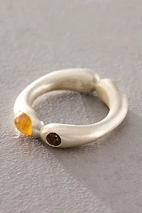Dunton Ellerkamp Two Halves Ring Citrine