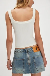 OneTeaspoon Axel Star Low-Waist Micro Skirt