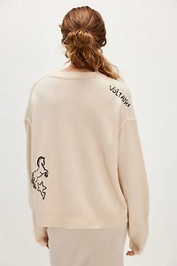Zadig & Voltaire Markuz Western Graphic Sweater