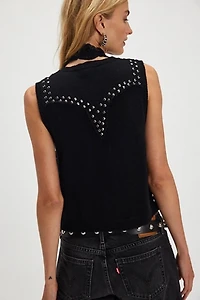 Zadig & Voltaire Dublin Studs Sweater Vest