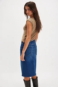 MOTHER The Ditcher Midi Skirt