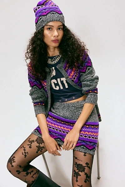 Anna Sui Knit Mini Skirt