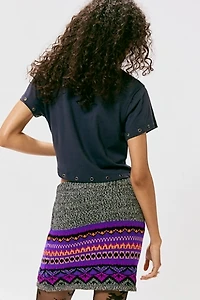 Anna Sui Knit Mini Skirt