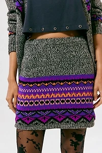 Anna Sui Knit Mini Skirt