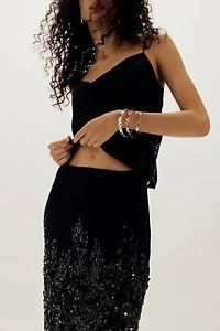 Anna Sui Sequin Skirt