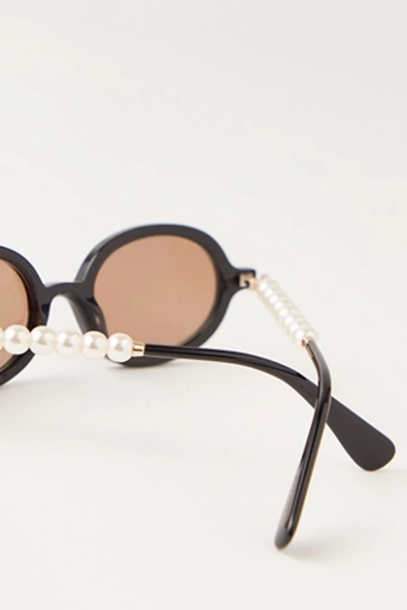 Lele Sadoughi Austin Pearly Sunglasses