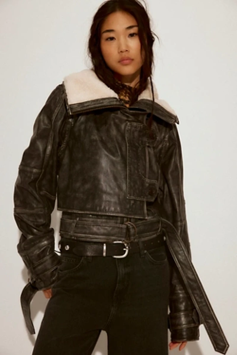 Nicholas K Tanner Leather Jacket