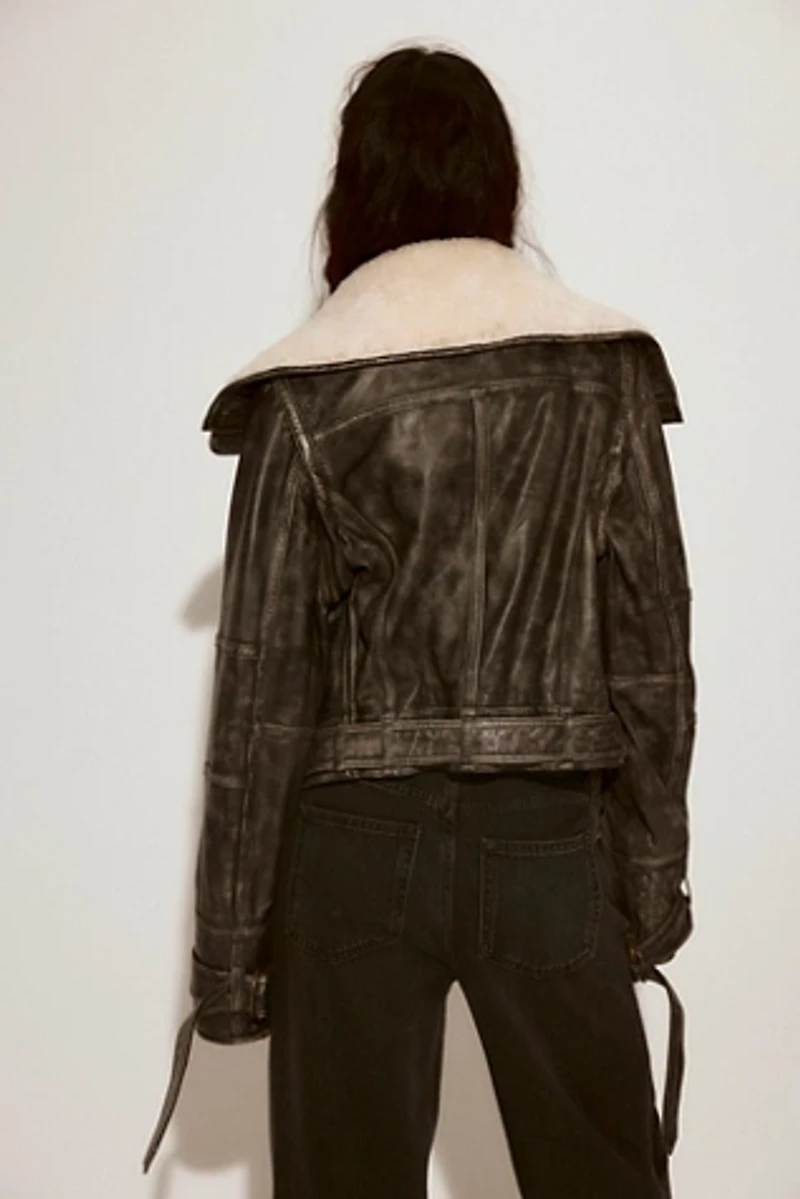 Nicholas K Tanner Leather Jacket
