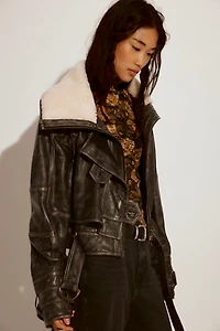 Nicholas K Tanner Leather Jacket