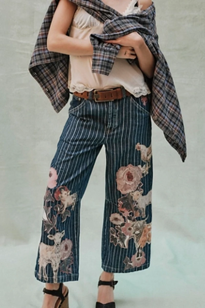We The Free Farm To Peach Jeans