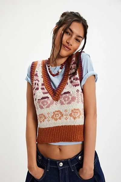 Notes Of Rose Sweater Vest