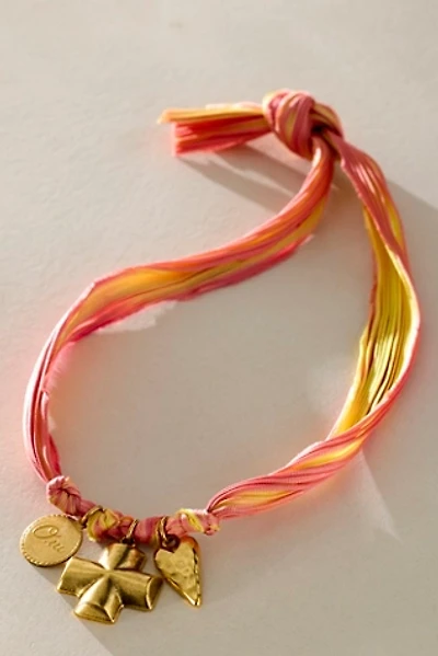 Logan Tay Ribbon Charm Necklace