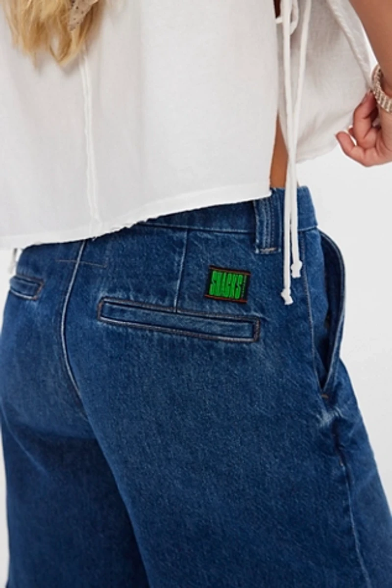 Snacks! by MOTHER The Lunch Money Fray Shorts