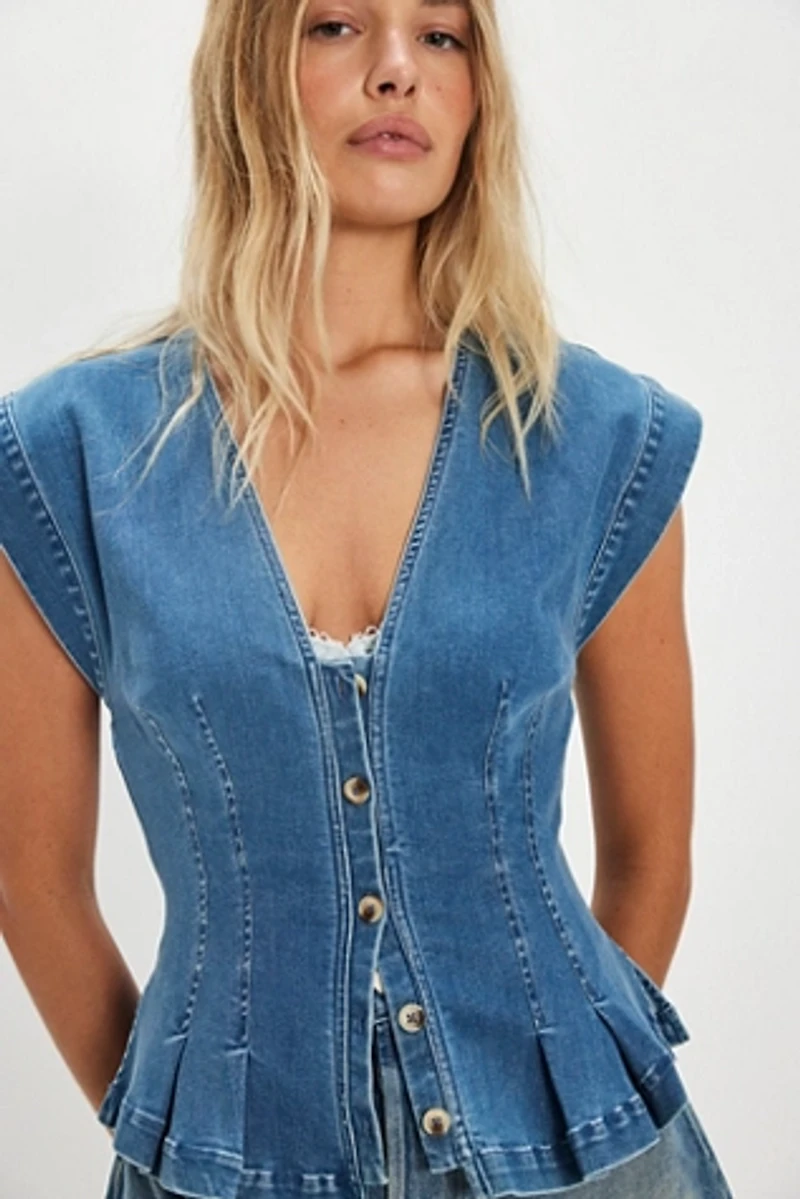 Dylan Denim Vest