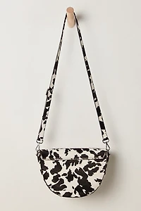 Intentionally Blank Michigan Half Moon Cowhide Crossbody Bag