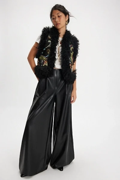 Norma Kamali Menswear Vegan Pleated Pants