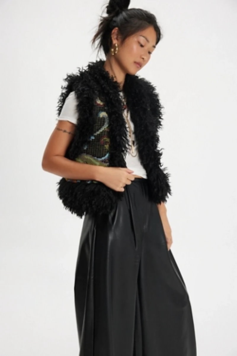 Norma Kamali Menswear Vegan Pleated Pants
