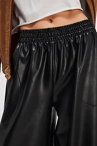 Norma Kamali Boyfriend Vegan Elephant Sweatpants