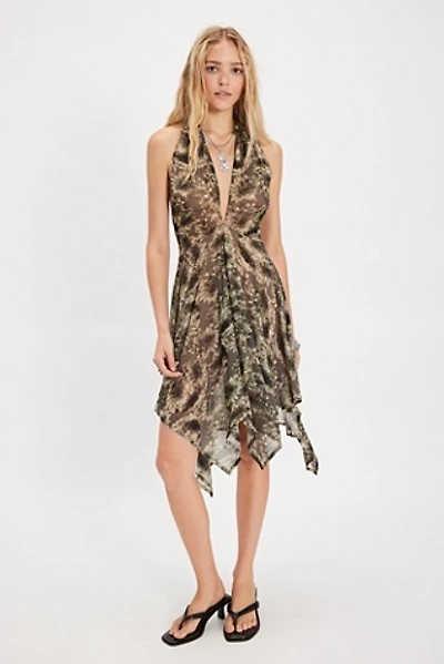Norma Kamali Convertible Printed Skirt