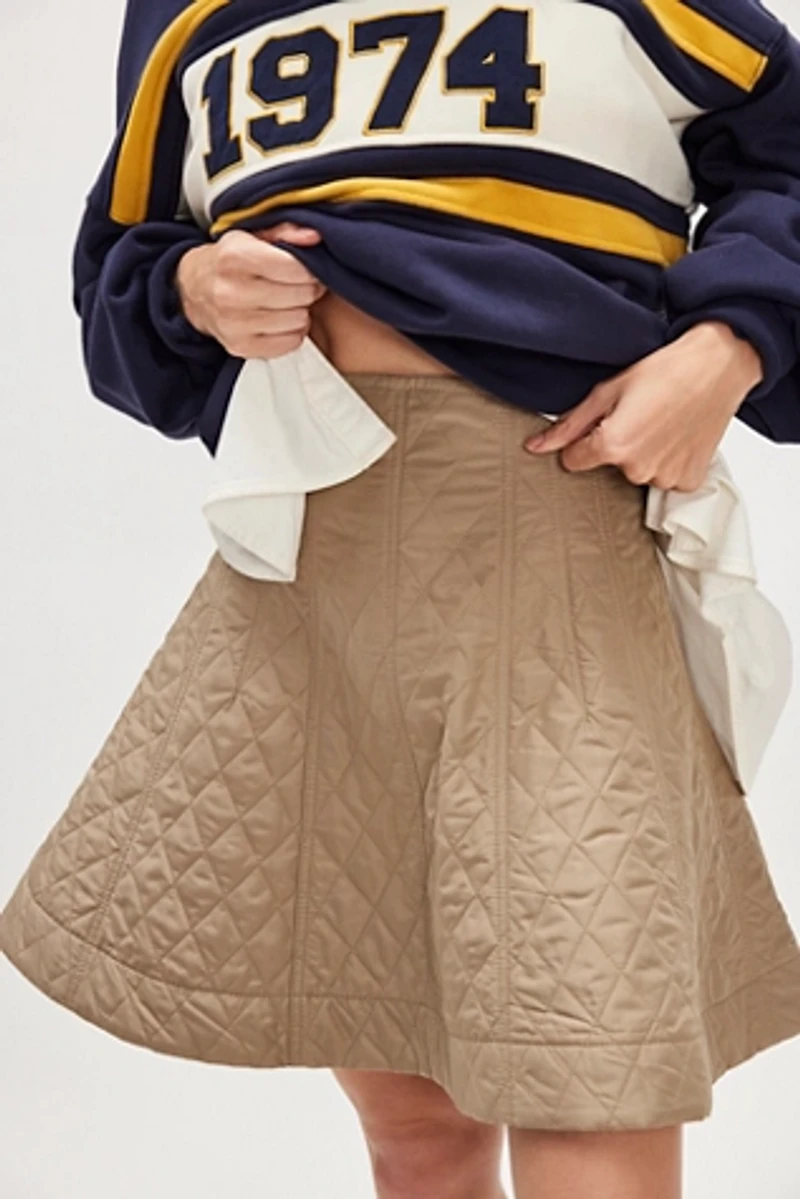 Norma Kamali Grace Mini Skirt