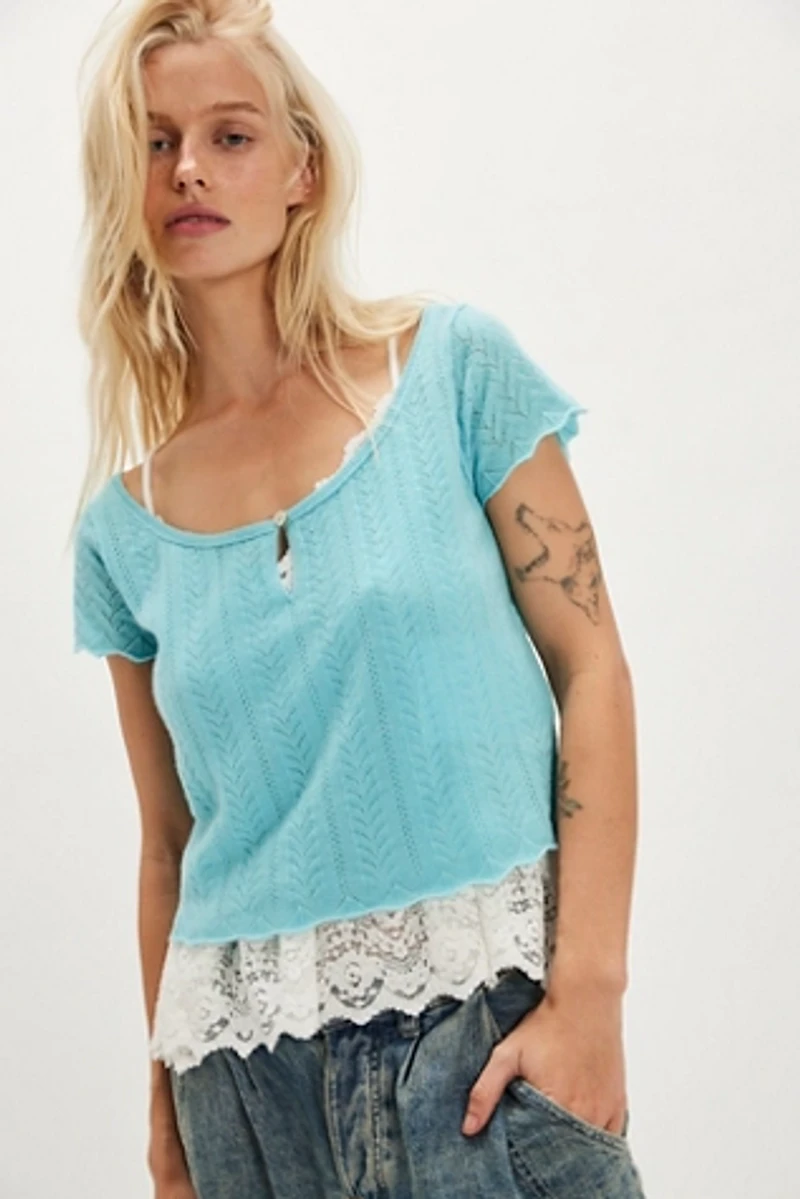 Hera Cashmere Pointelle Sweater