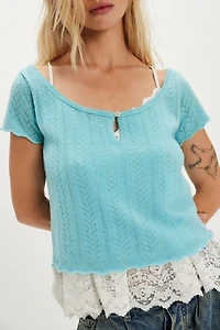 Hera Cashmere Pointelle Sweater