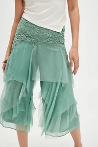 Nigel Preston Fairy Chiffon Cropped Pants