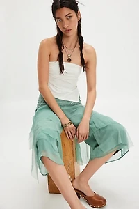 Nigel Preston Fairy Chiffon Cropped Pants