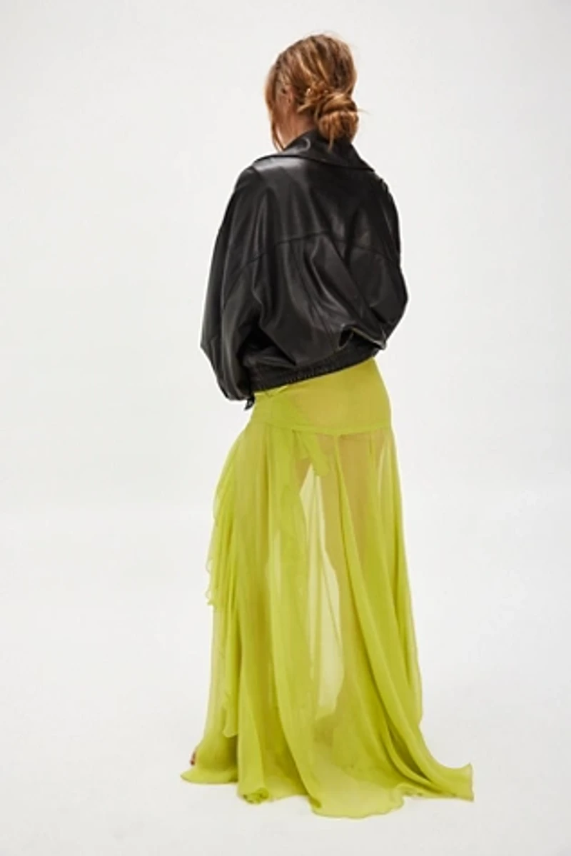 Nigel Preston Sheer Wrap Convertible Skirt