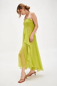 Nigel Preston Sheer Wrap Convertible Skirt