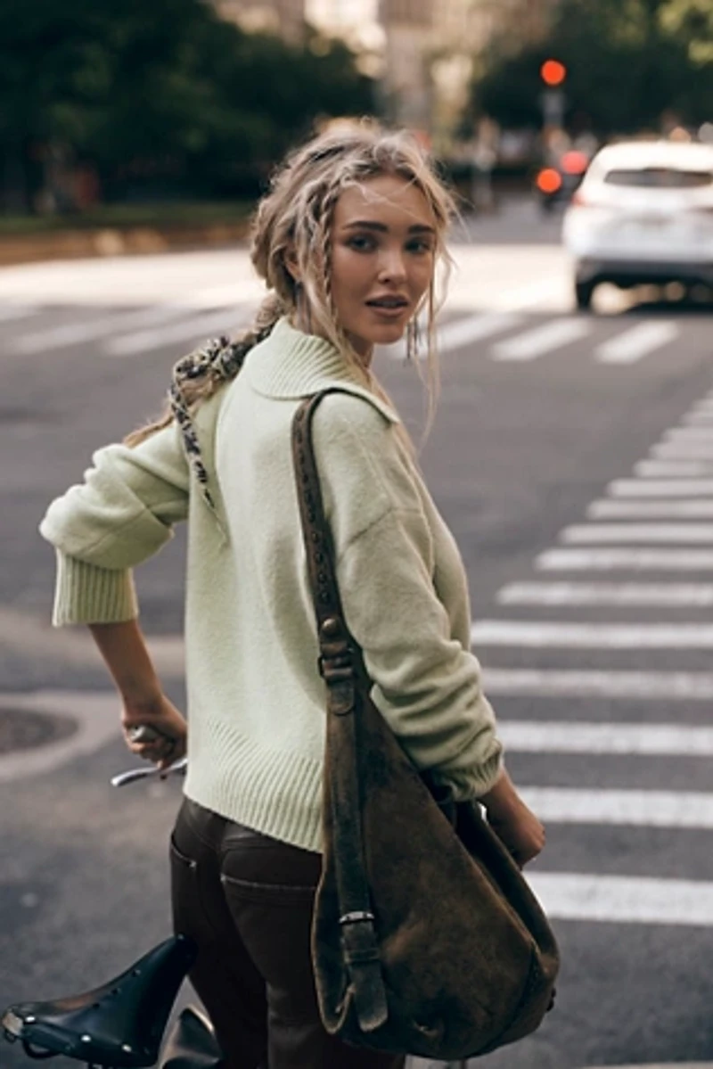 We The Free Dallas Distressed Leather Bag