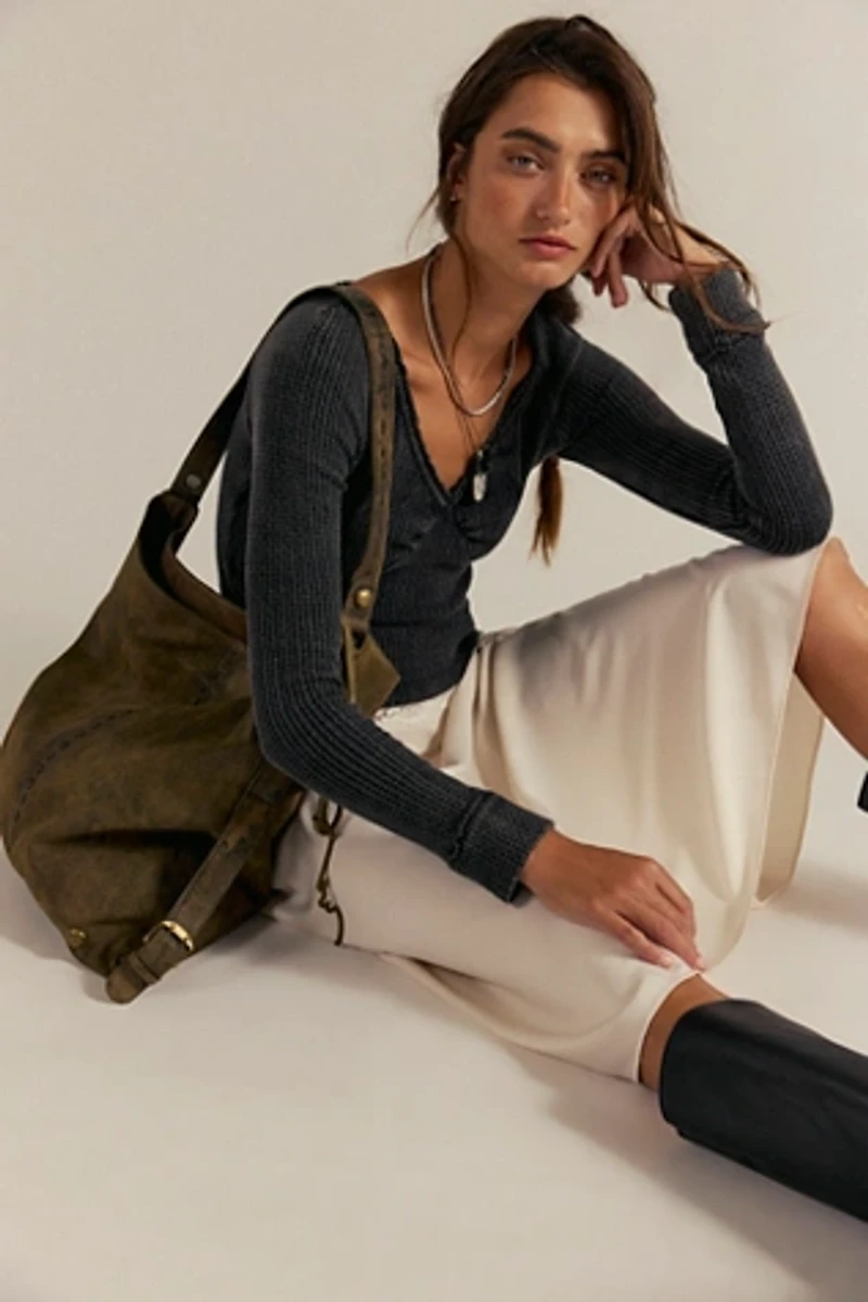 We The Free Dallas Distressed Leather Bag
